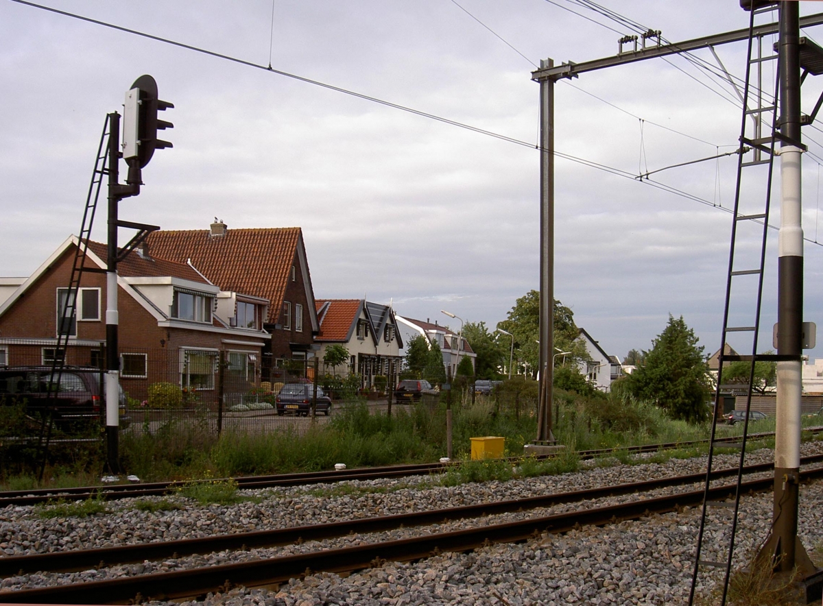 Dubbele Buurt, noordzijde spoorlijn, 2008